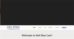 Desktop Screenshot of delpinolaw.com
